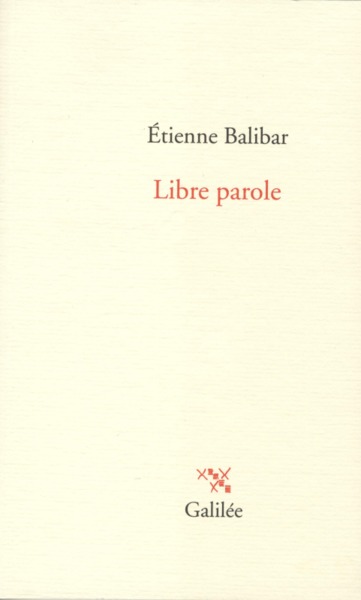 LIBRE PAROLE (9782718609782-front-cover)