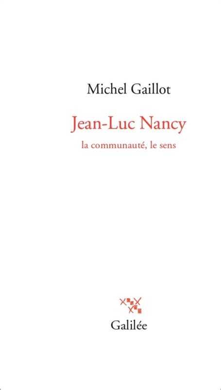 Jean-Luc Nancy, la communité, le sens (9782718610214-front-cover)