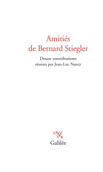 AMITIES DE BERNARD STIEGLER (9782718610160-front-cover)