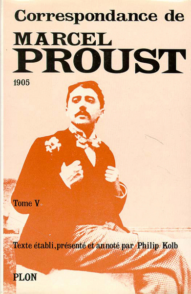 Marcel Proust Correspondance tome 5 (9782259005098-front-cover)