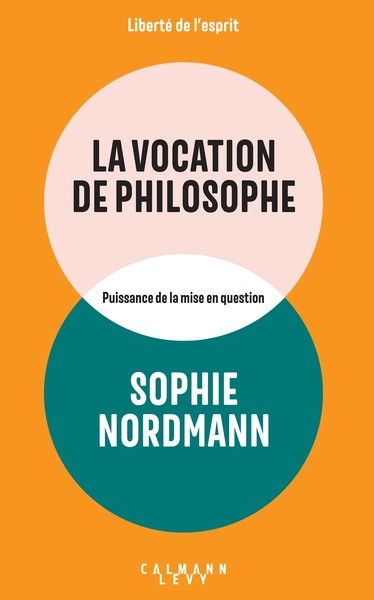 La Vocation de philosophe (9782702191453-front-cover)