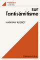 SUR L ANTISEMITISME (9782702105344-front-cover)