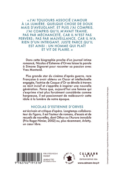 Simone Signoret, histoire d'un amour (9782702191316-back-cover)