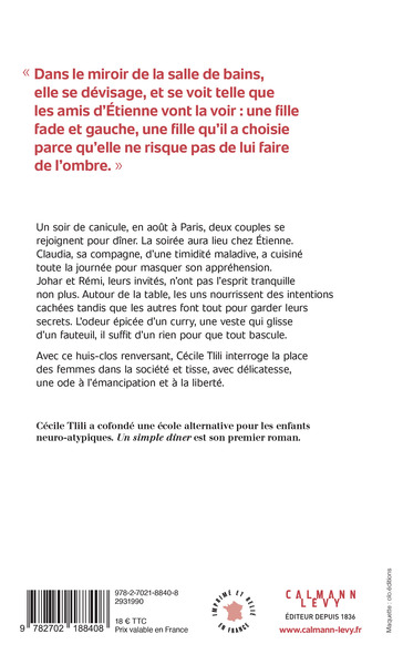 Un simple dîner (9782702188408-back-cover)