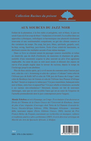 Aux sources du jazz noir, Du congo Plains à Léopoldville (9782296563001-back-cover)