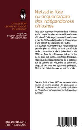 Nietzsche face au cinquantenaire des indépendances africaines (9782296559714-back-cover)