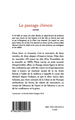 LE PASSAGE CHINOIS   ROMAN (9782296552234-back-cover)