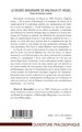 Le musée imaginaire de Malraux et Hegel, Essai de lecture croisée (9782296560680-back-cover)
