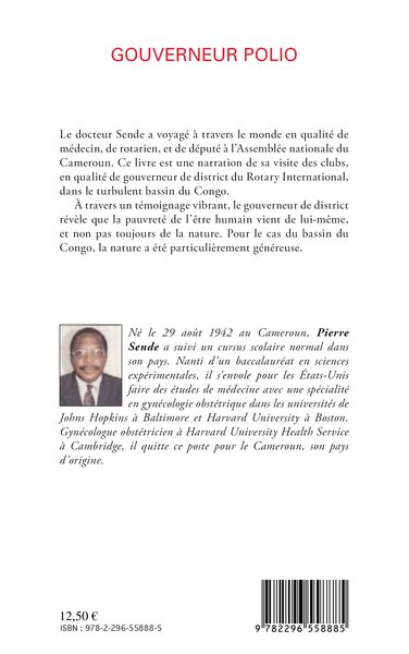 Gouverneur polio, Le Rotary sur les rives du Congo (9782296558885-back-cover)