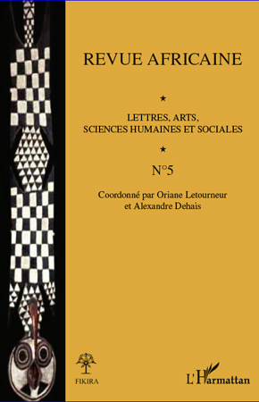 Revue africaine, Revue africaine N° 5 Lettres, arts, sciences humaines et sociales (9782296559653-front-cover)