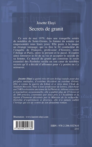 Secrets de granit, roman (9782296552760-back-cover)