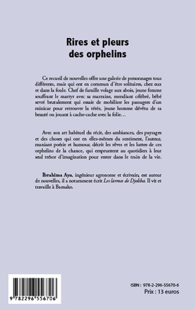 Rires et pleurs des orphelins (9782296556706-back-cover)