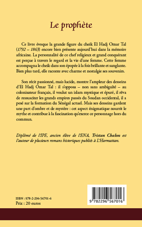 Le prophète, récit du Sénégal (9782296567016-back-cover)