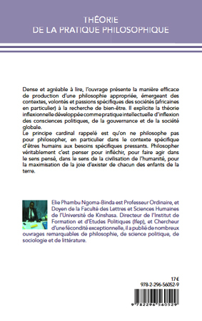 Théorie de la pratique philosophique (9782296560529-back-cover)