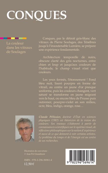 Conques, La couleur dans les vitraux de Soulages (9782296569614-back-cover)