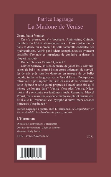 La madone de Venise (9782296557413-back-cover)