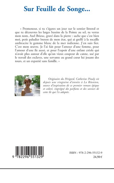 SUR FEUILLE DE SONGE   ROMAN (9782296551329-back-cover)