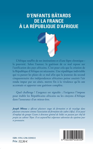 D'enfants bâtards de la France à la République d'Afrique (9782296559400-back-cover)
