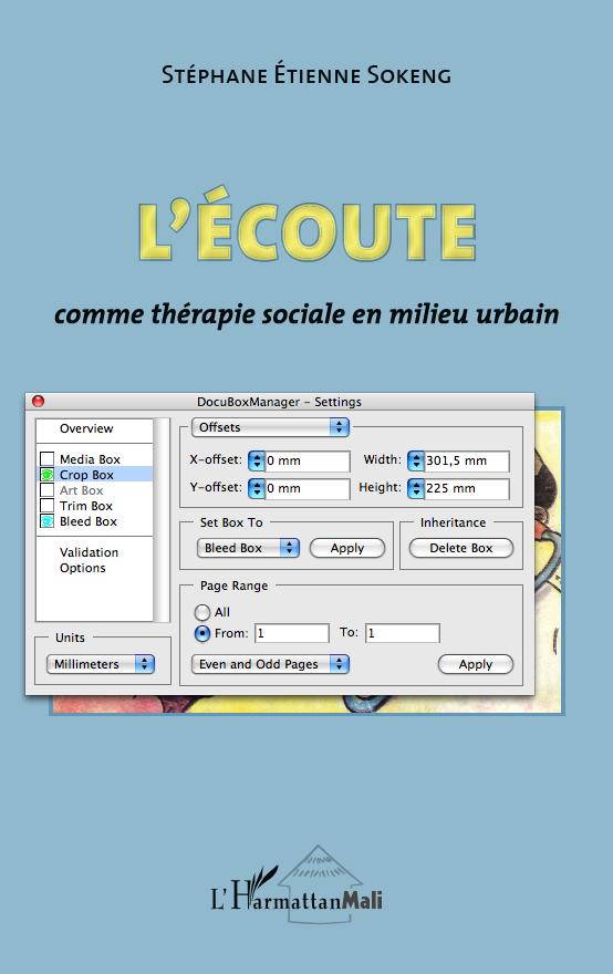 L'écoute comme thérapie sociale en milieu urbain (9782296557109-front-cover)