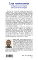 Elites par procuration, Handicaps et ruses des dirigeants politico-administratifs sénégalais (9782296548916-back-cover)