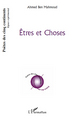 Etres et choses (9782296561151-front-cover)