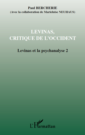 Lévinas, critique de l'Occident (9782296542310-front-cover)