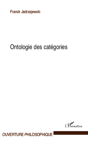 Ontologie des catégories (9782296553736-front-cover)