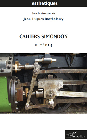Cahiers Simondon, Numéro 3 (9782296550452-front-cover)