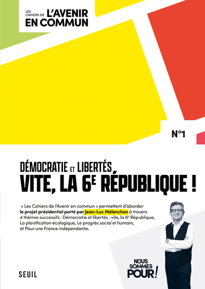 Démocratie et 6e République, Les Cahiers de l'Avenir en commun, N°1 (9782021482300-front-cover)