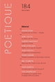 Poétique, n° 184 (9782021406450-front-cover)