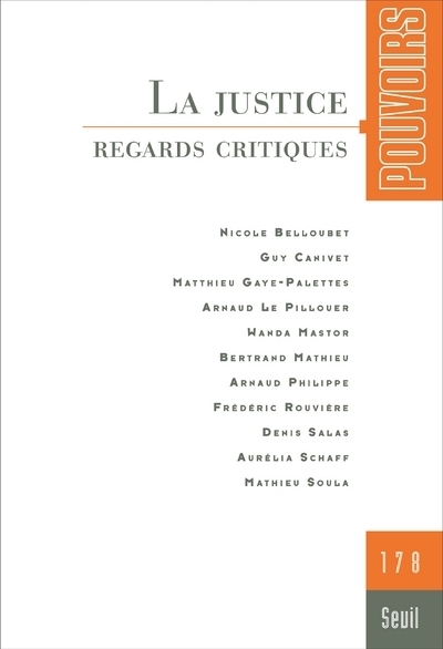 Pouvoirs, n°178 La Justice, Regards critiques (9782021469479-front-cover)
