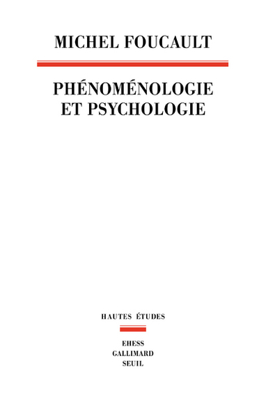 Phénoménologie et Psychologie, 1953-1954 (9782021452693-front-cover)
