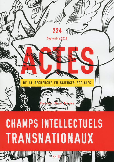 Actes de la recherche en sciences sociales, n° 224. Espaces intellectuels transnationaux (9782021401127-front-cover)