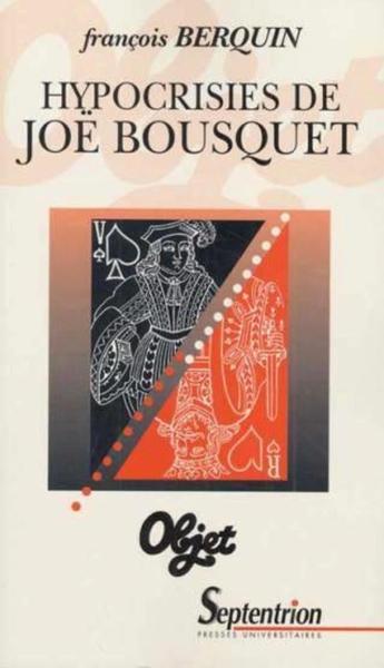 Hypocrisies de Joë Bousquet (9782859396190-front-cover)