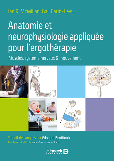 Anatomie et neurophysiologie appliquée pour l'ergothérapie, Muscles, système nerveux, mouvement (9782353274383-front-cover)