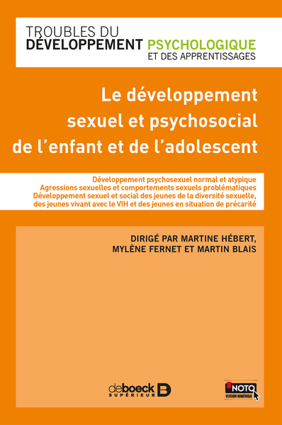 Le developpement sexuel et psychosocial de l'enfant et de l'adolescent (9782353273379-front-cover)