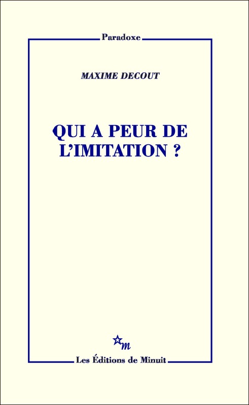 Qui a peur de l'imitation ? (9782707343123-front-cover)