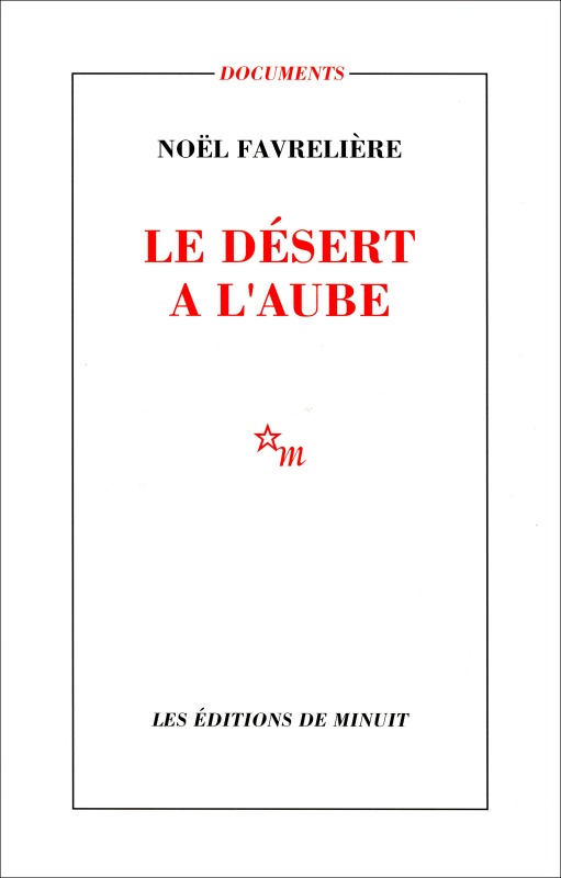 LE DESERT Á L'AUBE (9782707317247-front-cover)
