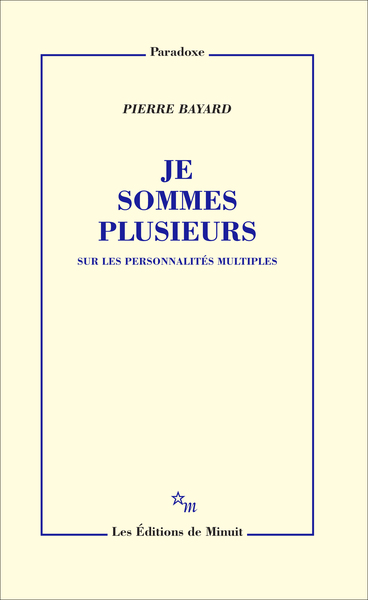 Je sommes plusieurs, Sur les personnalités multiples (9782707356857-front-cover)