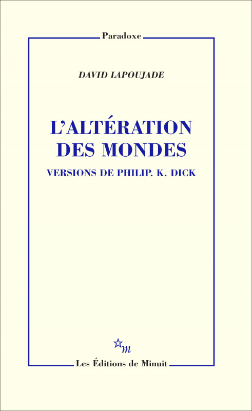 L'ALTERATION DES MONDES. VERSION DE PHILIP K. DICK (9782707347060-front-cover)
