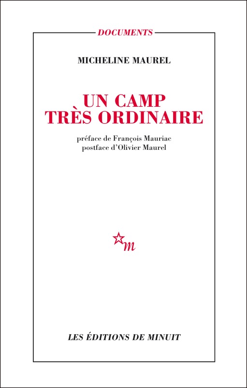 UN CAMP TRES ORDINAIRE (9782707343000-front-cover)
