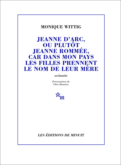 Jeanne d'Arc, ou plutôt Jeanne Rommée, car dans mon pays les filles prennent le nom de leur mère (9782707357113-front-cover)