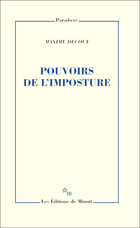 Pouvoirs de l'imposture (9782707344847-front-cover)