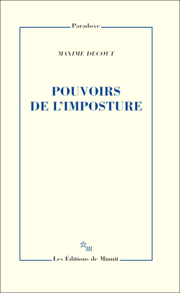 Pouvoirs de l'imposture (9782707344847-front-cover)