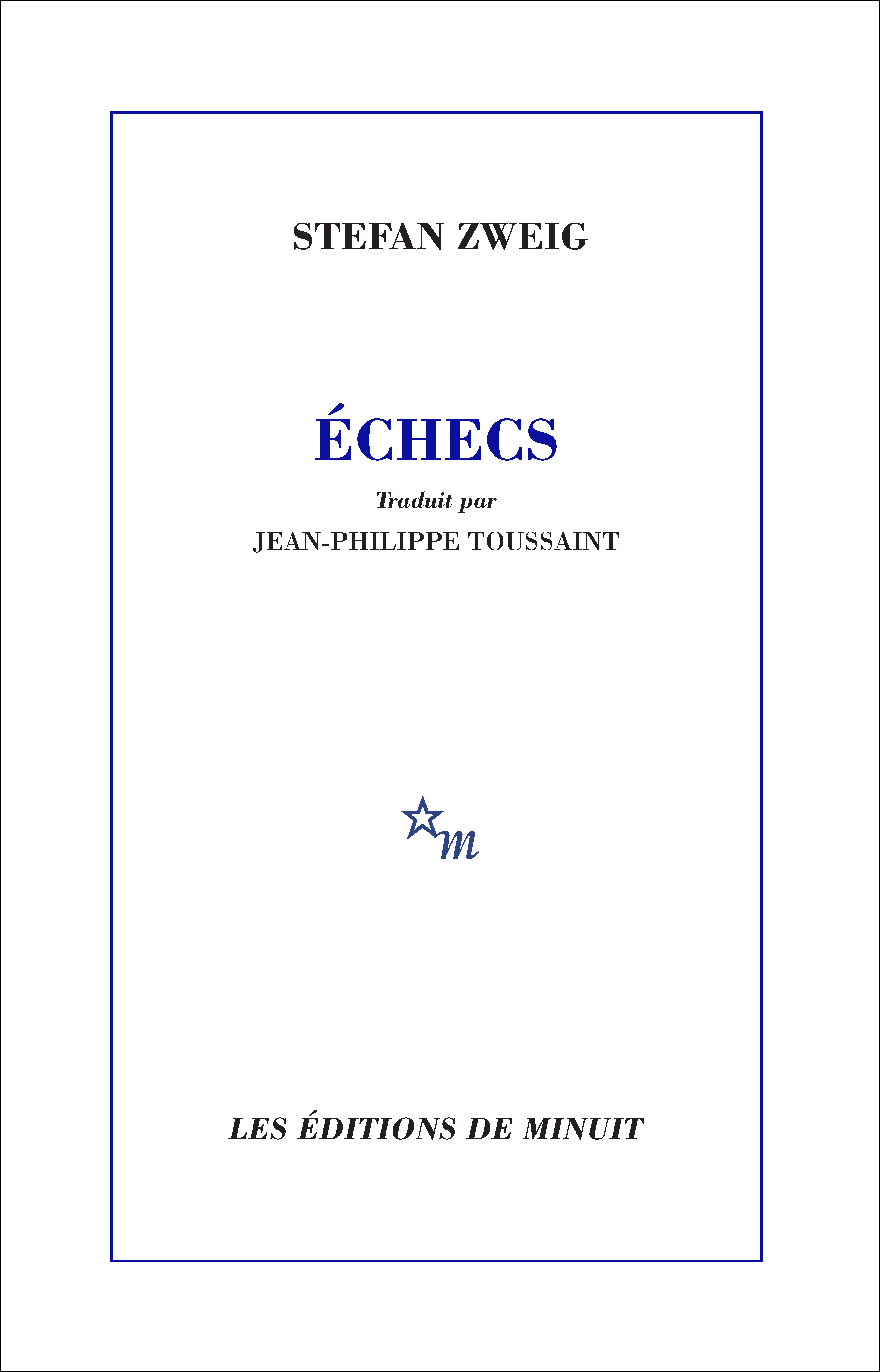 Echecs (9782707348906-front-cover)