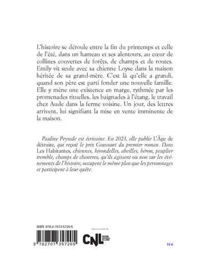 Les Habitantes (9782707357205-back-cover)