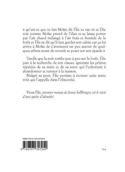 Viens Elie (9782707357250-back-cover)