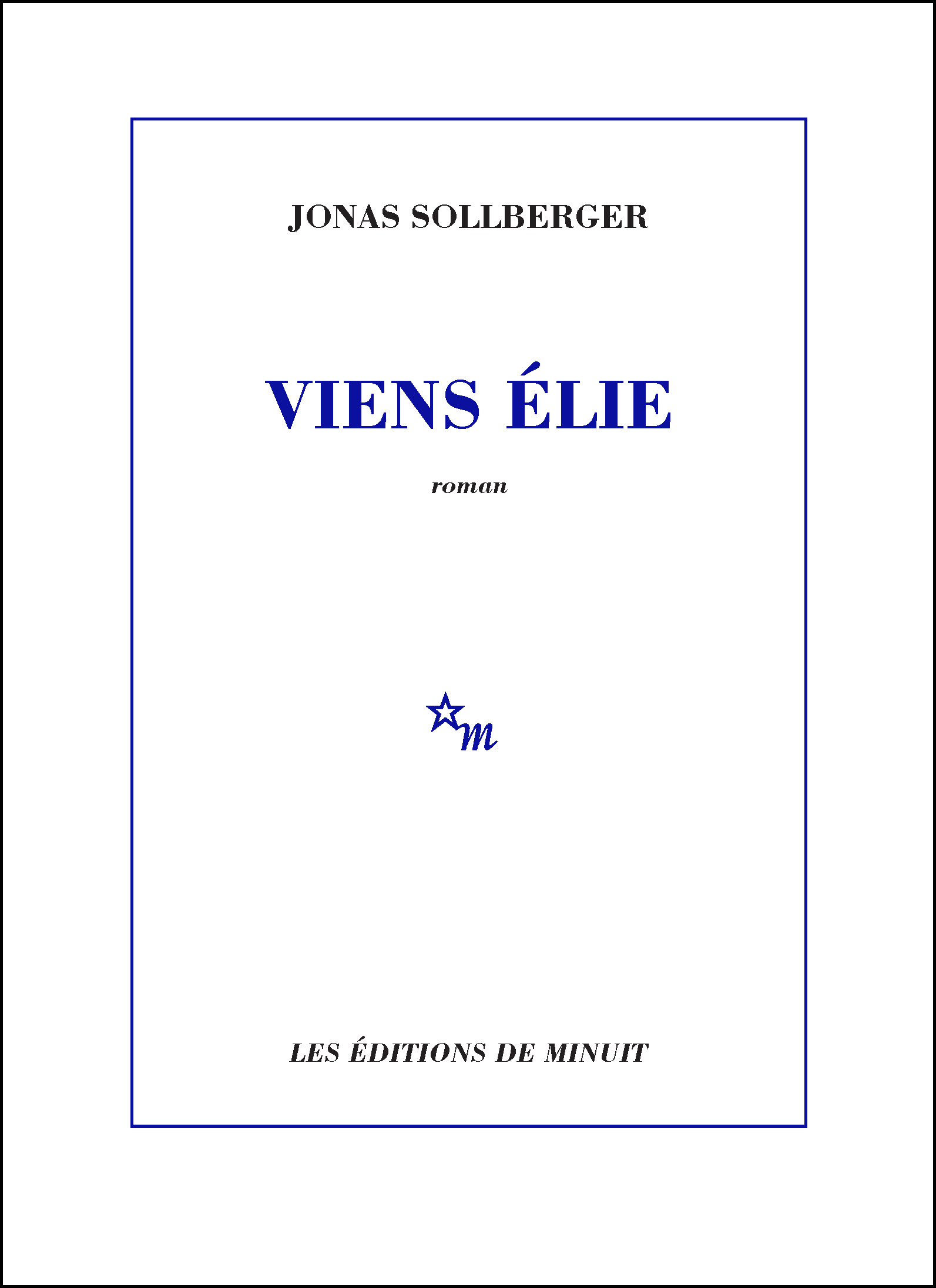 Viens Elie (9782707357250-front-cover)
