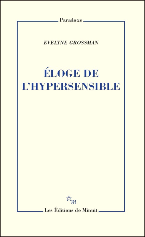 ELOGE DE L'HYPERSENSIBLE (9782707343383-front-cover)