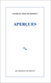 APERCUES (9782707343345-front-cover)